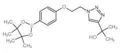 4-(2-(4-Hydroxyisopropyl-1,2,3-triazol-1-yl)ethoxy)phenylboronic acid pinacol ester