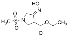 4-Hydroxyimino-1-methanesulfonyl-pyrrolidine-3-carboxylic acid ethyl ester