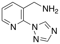 1-[2-(1H-1,2,4-triazol-1-yl)-3-pyridinyl]methanamine