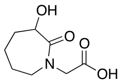 2-(3-hydroxy-2-oxoazepan-1-yl)acetic acid