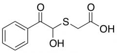 2-[(1-Hydroxy-2-oxo-2-phenylethyl)sulfanyl]acetic Acid
