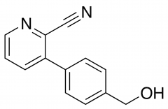 3-[4-(Hydroxymethyl)phenyl]pyridine-2-carbonitrile