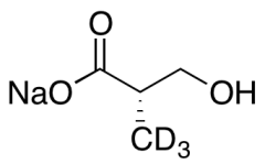 (S)-3-Hydroxy-2-methylpropanoic Acid-d3 sodium salt