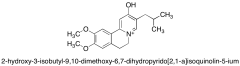 2-Hydroxy-3-isobutyl-9,10-dimethoxy-6,7-dihydropyrido[2,1-a]isoquinolin-5-ium