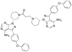 Ibrutinib Addition Adduct with (R)-1-(3-(4-Amino-3-(4-phenoxyphenyl)-1H-pyrazolo[3,4-d]pyr