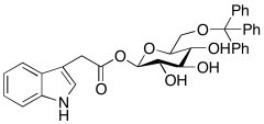 Indole-3-acetyl 6-O-Trityl-&beta;-D-glucopyranose