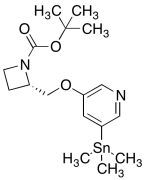 5-Iodo-A-85380, 5-Trimethylstannyl N-BOC Derivative