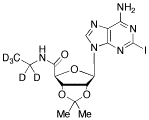 2-Iodo-5&rsquo;-ethyl-d5-carboxamido-2&rsquo;,3&rsquo;-O-isopropylidine Adenos