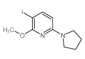3-Iodo-2-methoxy-6-(pyrrolidin-1-yl)pyridine