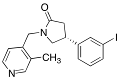 (4R)-4-(3-Iodophenyl)-1-[(3-methyl-4-pyridinyl)methyl]-2-pyrrolidinone