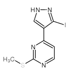 4-(3-Iodo-1h-pyrazol-4-yl)-2-(methylthio)pyrimidine