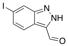 6-Iodo-3-(1H)indazole carboxaldehyde