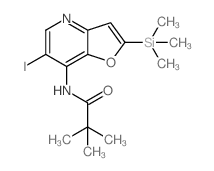 N-(6-Iodo-2-(trimethylsilyl)furo[3,2-b]pyridin-7-yl)pivalamide