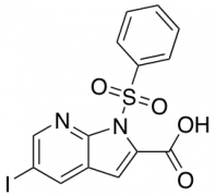 5-Iodo-1-(phenylsulfonyl)-1H-pyrrolo[2,3-b]pyridine-2-carboxylic acid