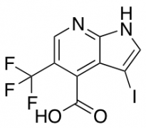 3-Iodo-5-(trifluoromethyl)-1H-pyrrolo[2,3-b]pyridine-4-carboxylic acid