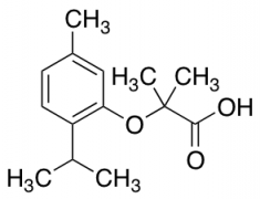 2-(2-Isopropyl-5-methylphenoxy)-2-methylpropanoic Acid