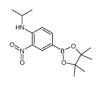 4-Isopropylamino-3-nitrophenylboronic acid, pinacol ester
