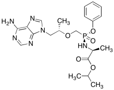 (2S)-Isopropyl-2-((((((S)-1-(6-amino-(H-purin-9-yl)propan-2-yl)oxy)methyl)(phenoxy)phospho