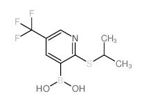 2-Isopropylthio-5-trifluoromethylpyridine-3-boronic acid