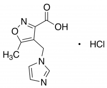 3-Isoxazolecarboxylic acid, 4-(1h-imidazol-1-ylmethyl)-5-methyl hydrochloride