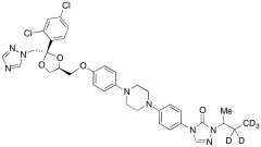 (2S,4S)-Itraconazole-d5 (Mixture of Diastereomers)