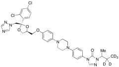 (2R,4S)-Itraconazole-d5 (Mixture of Diastereomers)