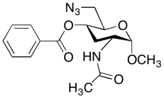 Methyl 2-(Acetylamino)-6-azido-2,3,6-trideoxy-&alpha;-D-ribo-hexopyranoside 4-Benzoate