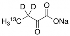 &alpha;-Ketobutyric Acid-13C,d2 Sodium Salt