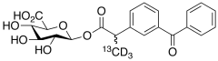 rac Ketoprofen-13C,d3 Acyl-&beta;-D-glucuronide(Mixture of diastereomers)