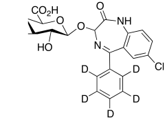 Oxazepam-D5 &beta;-D-Glucuronide (1.0 mg/mL in Acetonitrile)