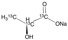 L-(+)-Lactic Acid-13C3 Sodium Salt (13C3, 98%) 20% W/W in H2O