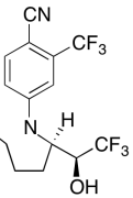 4-[(2R)-2-[(1S)-2,2,2-Trifluoro-1-hydroxyethyl]-1-pyrrolidinyl]-2-(trifluoromethyl)-benzon