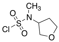 N-methyl-N-(oxolan-3-yl)sulfamoyl chloride