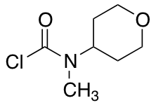 N-methyl-N-(oxan-4-yl)carbamoyl chloride