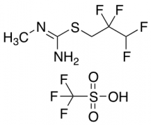 N'-methyl[(2,2,3,3-tetrafluoropropyl)sulfanyl]methanimidamide trifluoromethanesulfonic aci