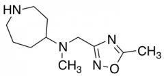 N-methyl-N-[(5-methyl-1,2,4-oxadiazol-3-yl)methyl]azepan-4-amine