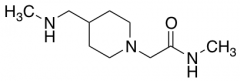 N-methyl-2-{4-[(methylamino)methyl]piperidin-1-yl}acetamide