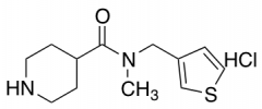 N-methyl-N-(thiophen-3-ylmethyl)piperidine-4-carboxamide hydrochloride