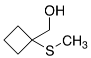 [1-(methylsulfanyl)cyclobutyl]methanol