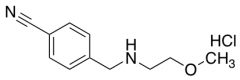 4-{[(2-methoxyethyl)amino]methyl}benzonitrile hydrochloride