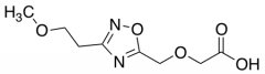 2-{[3-(2-methoxyethyl)-1,2,4-oxadiazol-5-yl]methoxy}acetic acid