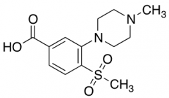 3-(4-Methyl-1-piperazinyl)-4-(methylsulfonyl)benzoic Acid