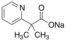 2-Methyl-2-(pyridin-2-yl)propanoic Acid Sodium Salt