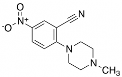 2-(4-METHYLPIPERAZIN-1-YL)-5-NITROBENZONITRILE