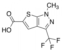 1-Methyl-3-(Trifluoromethyl)-1h-Thieno[2,3-C]Pyrazole-5-Carboxylic Acid