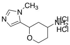 2-(1-Methyl-1H-imidazol-5-yl)oxan-4-amine Dihydrochloride