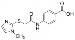 4-{2-[(1-Methyl-1H-imidazol-2-yl)sulfanyl]acetamido}benzoic Acid