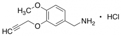 [4-Methoxy-3-(prop-2-yn-1-yloxy)phenyl]methanamine Hydrochloride