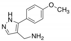 [3-(4-Methoxyphenyl)-1H-pyrazol-4-yl]methylamine