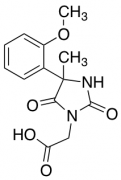 2-[4-(2-Methoxyphenyl)-4-methyl-2,5-dioxoimidazolidin-1-yl]acetic Acid